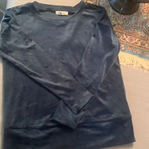 Dark teal velour lounge set